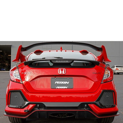PERRIN Performance Rear Tow Hook Kit Black Honda Civic Type R 2017+ / SI 2017+ | PHP-BDY-251GBK - JDMuscleTow HooksperPHP-BDY-251GBK
