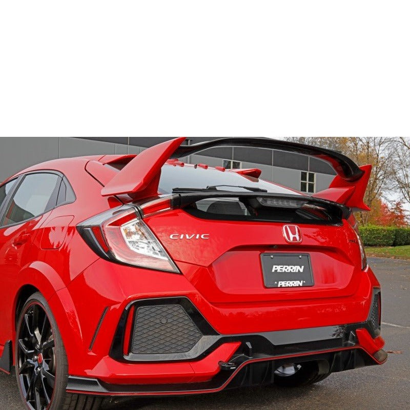 PERRIN Performance Rear Tow Hook Kit Black Honda Civic Type R 2017+ / SI 2017+ | PHP-BDY-251GBK - JDMuscleTow HooksperPHP-BDY-251GBK