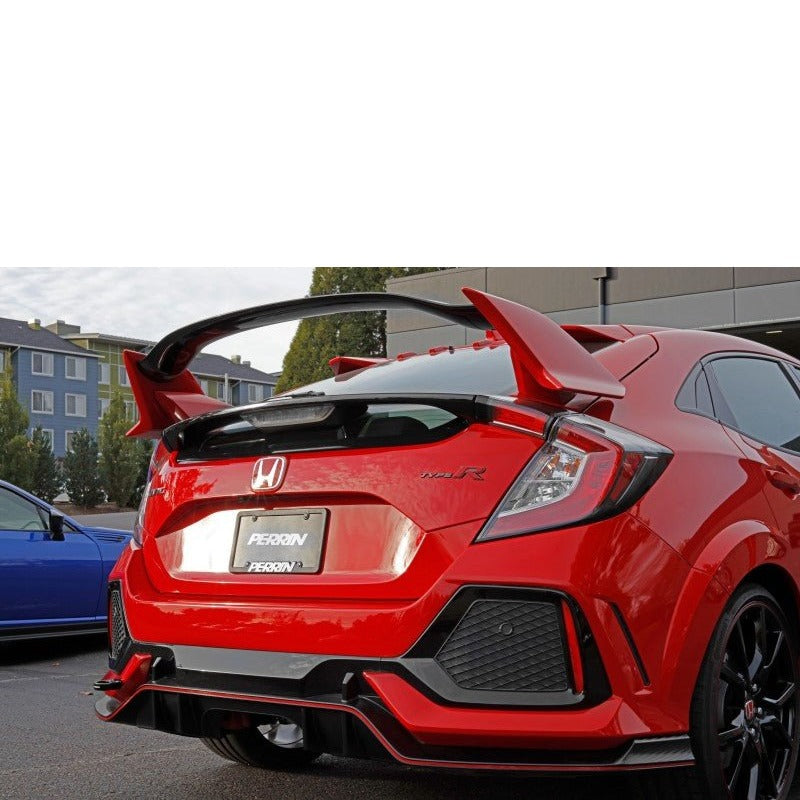 PERRIN Performance Rear Tow Hook Kit Black Honda Civic Type R 2017+ / SI 2017+ | PHP-BDY-251GBK - JDMuscleTow HooksperPHP-BDY-251GBK