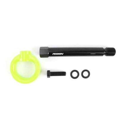 PERRIN Performance Rear Tow Hook Kit Neon Yellow Honda Civic Type R 2017+ / SI 2017+ | PHP-BDY-251NY - JDMuscleTow HooksperPHP-BDY-251NY