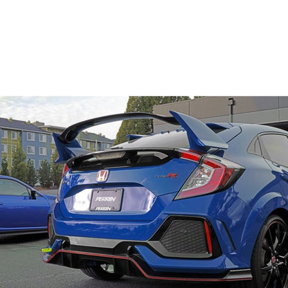 PERRIN Performance Rear Tow Hook Kit Neon Yellow Honda Civic Type R 2017+ / SI 2017+ | PHP-BDY-251NY - JDMuscleTow HooksperPHP-BDY-251NY