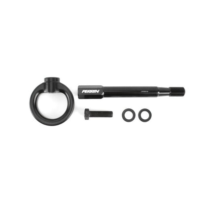 PERRIN Tow Hook Kit Rear Black WRX 2008-2014 / STI Sedan 2008-2014 | PSP-BDY-251BK - JDMuscleTow HooksperPSP-BDY-251BK
