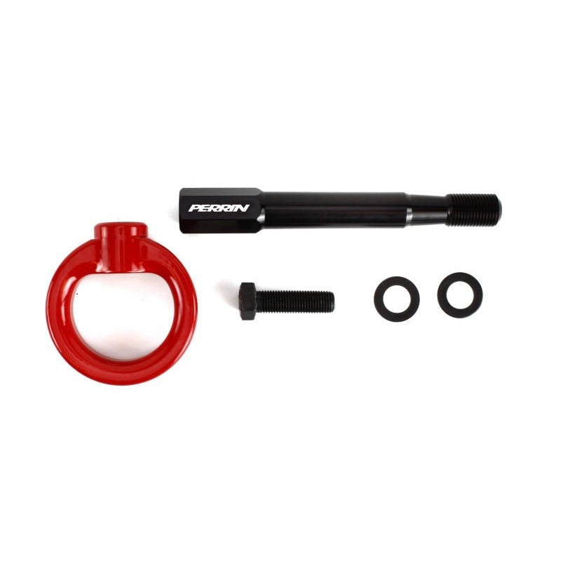 Perrin [22-26 WRX, 18-23 Crosstrek] Rear Tow Hook Red - JDMuscleTow HooksperPSP-BDY-257RD