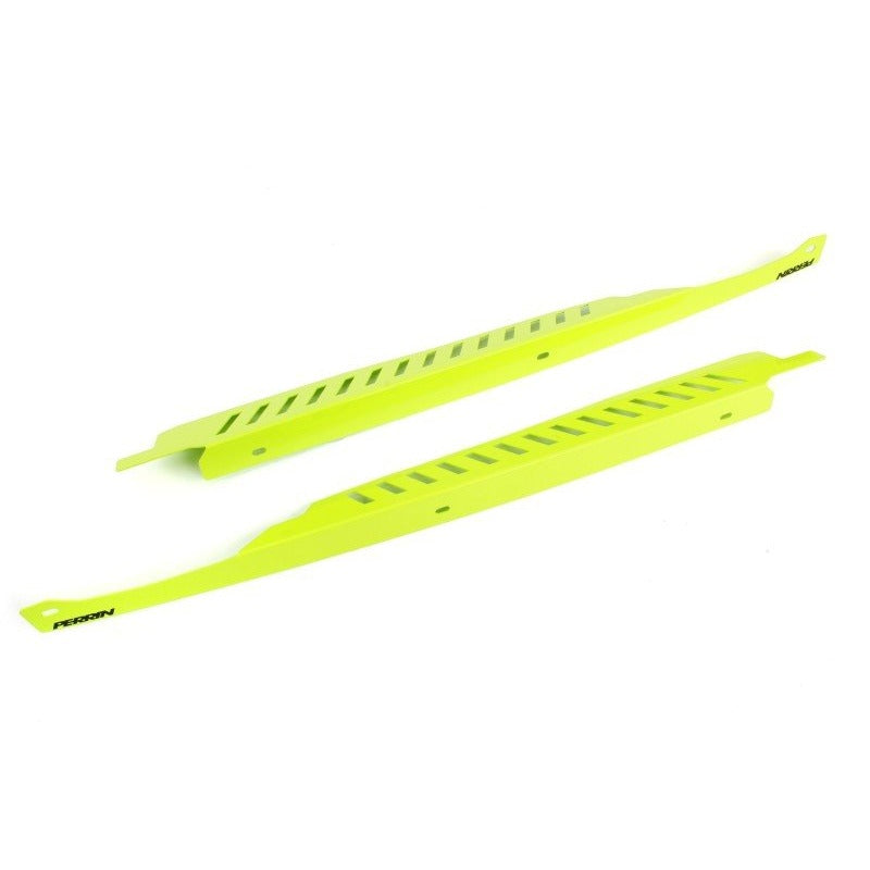 PERRIN Performance [11-14 WRX, 08-14 STI] Fender Shrouds - Neon Yellow - JDMuscleFender ShroudsperPSP-ENG-549NY