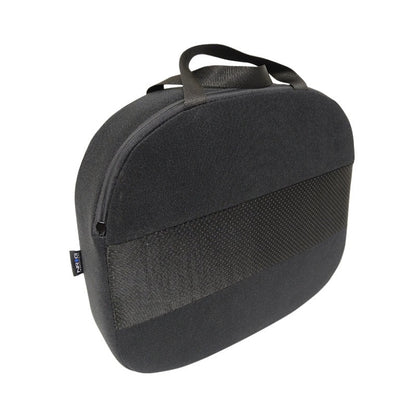 NRG Racing Seat Cushion - One Piece Memory Foam Nylon Black w/ White Stitching | SC-WHD01 - JDMuscleSeatsnrgSC-WHD01