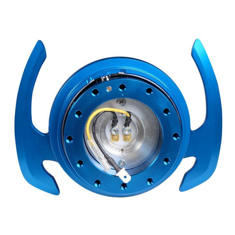 NRG Quick Release Kit Gen 4.0 - Blue Body / Blue Ring w/ Handles - JDMuscleSteering Wheel Quick Releases680334416366