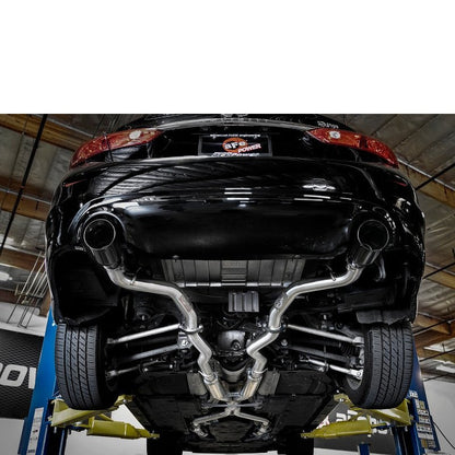 aFe Takeda 2.5in 304 SS Cat-Back Exhaust System w/ Black Tips 16-20 Infiniti Q50 V6-3.0L | tt | 49-36132NM-B - JDMuscleCat Back Exhaust Systemafe49-36132NM-B