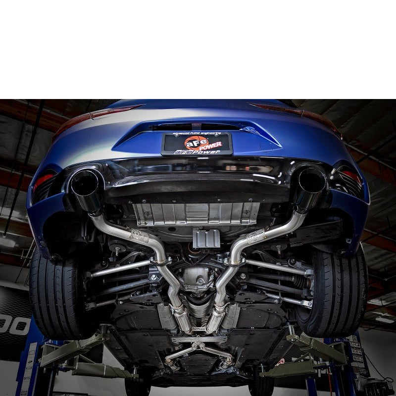 aFe POWER Takeda 2.5in 304 SS CB Exhaust w/ Black Tips 17-21 Infiniti Q60 V6-3.0L | tt | 49-36134NM-B - JDMuscleCat Back Exhaust Systemafe49-36134NM-B