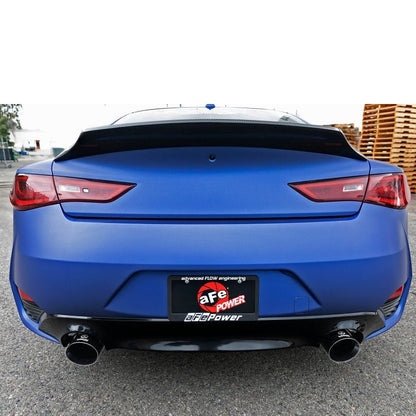 aFe POWER Takeda 2.5in 304 SS CB Exhaust w/ Black Tips 17-21 Infiniti Q60 V6-3.0L | tt | 49-36134NM-B - JDMuscleCat Back Exhaust Systemafe49-36134NM-B