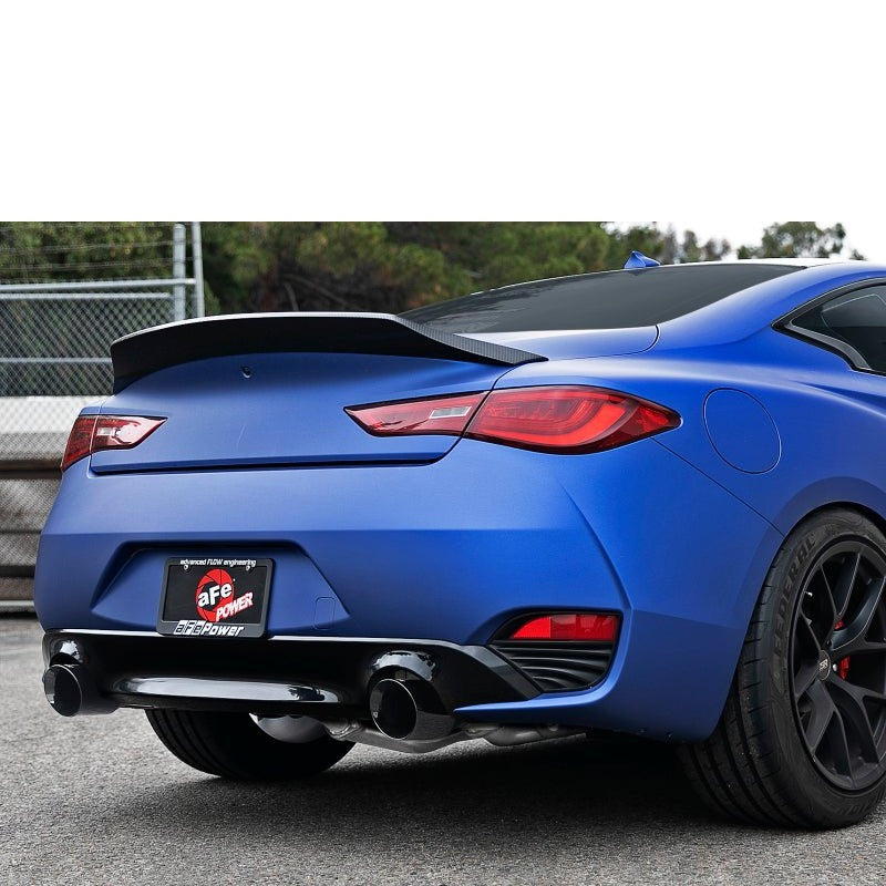 aFe POWER Takeda 2.5in 304 SS CB Exhaust w/ Black Tips 17-21 Infiniti Q60 V6-3.0L | tt | 49-36134NM-B - JDMuscleCat Back Exhaust Systemafe49-36134NM-B