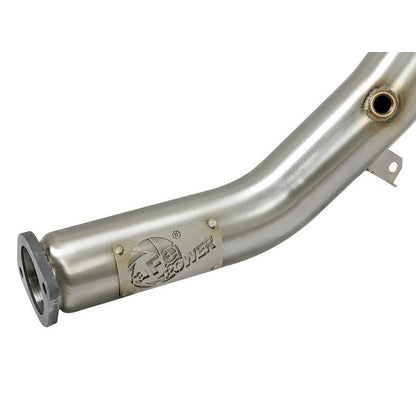 aFe Twisted Steel Down Pipe Street Series 16-18 Infiniti Q50 / Q60 V6-3.0L | tt - JDMuscleFront Pipes and Downpipes / J-Pipesafe48-36110-HC