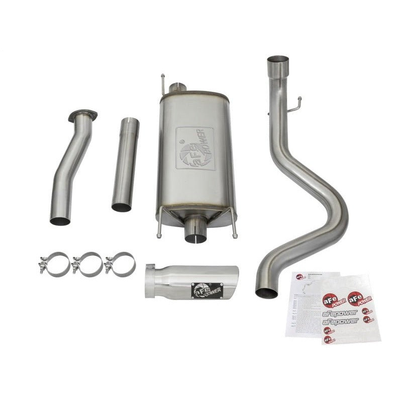 aFe MACHForce XP Cat-Back SS Exhaust w/ Polished Tips Toyota Tacoma V6-3.5L 2016-21 | 49-46026-P - JDMuscleCat Back Exhaust Systemafe49-46026-P