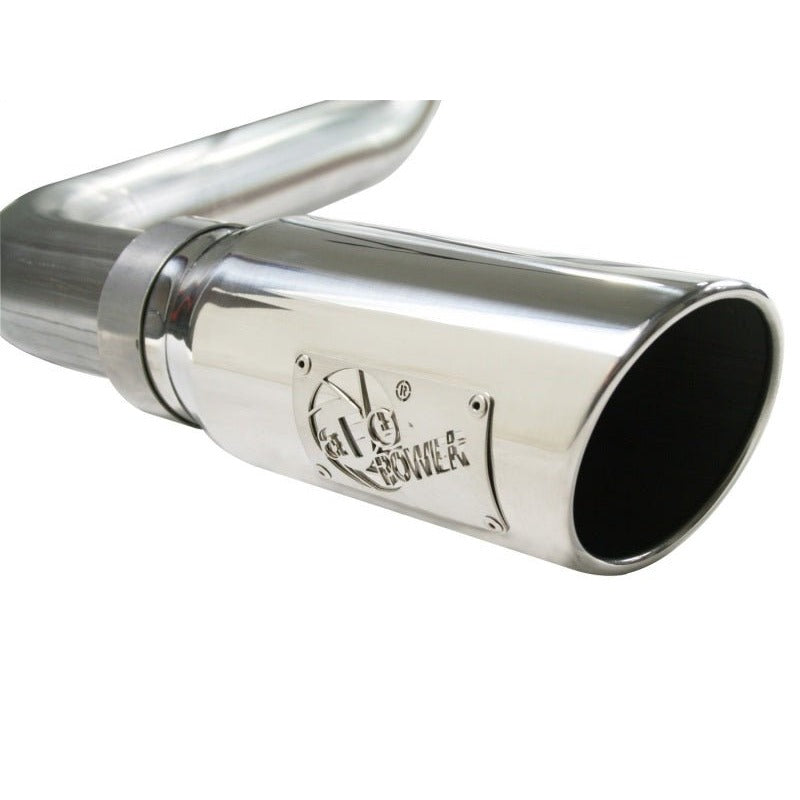 aFe MACHForce XP Exhaust Cat-Back SS-409 w/ Polished Tip Toyota Tundra V8-5.7L 2007-2009 | 49-46006-P - JDMuscleCat Back Exhaust Systemafe49-46006-P