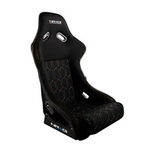 NRG FRP Bucket Seat | Black w/ Multi Color Geometric Pattern - Large | FRP-300-MGEO-BK - JDMuscleSeatsnrgFRP-300-MGEO-BK