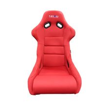 NRG FRP Bucket Seat | Red Cloth - Large - JDMuscleSeatsnrgFRP-300RD