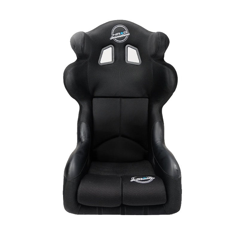 NRG FIA Competition Seat w/ Competition Fabric/ FIA homologated/ Head Containment - Medium - JDMuscleSeatsnrgFRP-RS600M