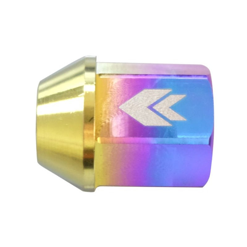 NRG 200 Series M12 X 1.5 Titanium Lug Nut Set - 21 Pc w/Lock Key Socket - Neochrome - JDMuscleLug NutsnrgLN-T200MC-21
