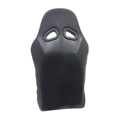 NRG Defender Seat/ Water Resistant Steel Frame Suspension - Gray w/ Blue Trim w/ Defender Logo - JDMuscleSeatsnrgDF-100GY-S