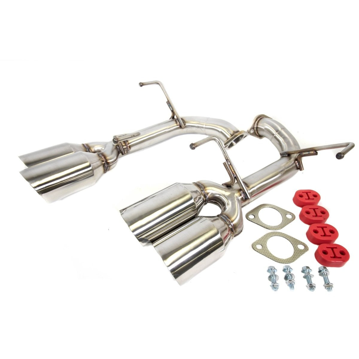 PLM [15-21 WRX/STI] Axle-Back Exhaust Muffler Deletes V2 - JDMuscleAxle Back ExhaustsPLM-SUB-TKP-DUAL-2015-2-POLISHPOLISHED TIP