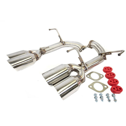 PLM [15-21 WRX/STI] Axle-Back Exhaust Muffler Deletes V2 - JDMuscleAxle Back ExhaustsPLM-SUB-TKP-DUAL-2015-2-POLISHPOLISHED TIP