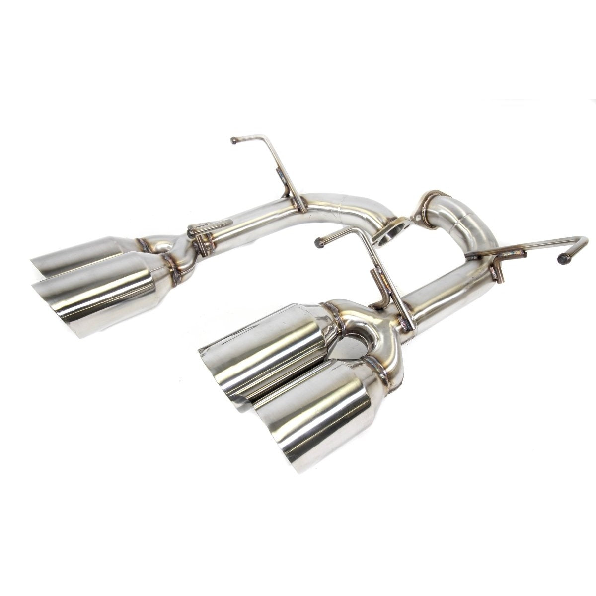 PLM [15-21 WRX/STI] Axle-Back Exhaust Muffler Deletes V2 - JDMuscleAxle Back ExhaustsPLM-SUB-TKP-DUAL-2015-2-POLISHPOLISHED TIP