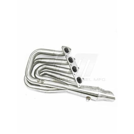 PLM Power Driven B-Series Hood Exit Race Header with 4-1 Megaphone B18 B20 | PLM-HB-HOOD-HEADER-SHIELD - JDMuscleExhaust Headers and ManifoldsPLM-HB-HOOD-HEADER-SHIELD