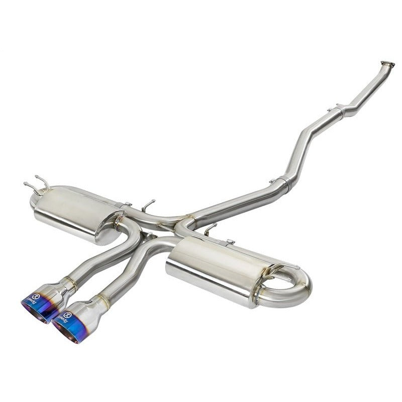 aFe Takeda 3in 304 SS Cat-Back Exhaust System w/ Blue Tips Honda Civic Si 2017+ | 49-36621-L - JDMuscleCat Back Exhaust Systemafe49-36621-L