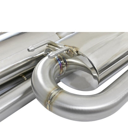 aFe Takeda 3in 304 SS Cat-Back Exhaust System w/ Blue Tips Honda Civic Si 2017+ | 49-36621-L - JDMuscleCat Back Exhaust Systemafe49-36621-L