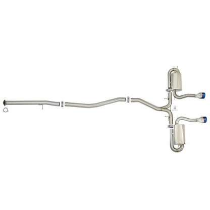 aFe Takeda 3in 304 SS Cat-Back Exhaust System w/ Blue Tips Honda Civic Si 2017+ | 49-36621-L - JDMuscleCat Back Exhaust Systemafe49-36621-L