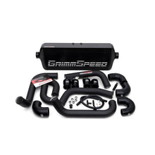 GrimmSpeed Front Mount Intercooler Kit - Black Subaru STI 2008-2014 | 090254 - JDMuscleIntercoolersgrm090254