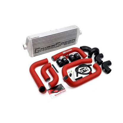 GrimmSpeed Front Mount Intercooler Kit - Red Subaru STI 2008-2014 | 090227 - JDMuscleIntercoolersgrm090227