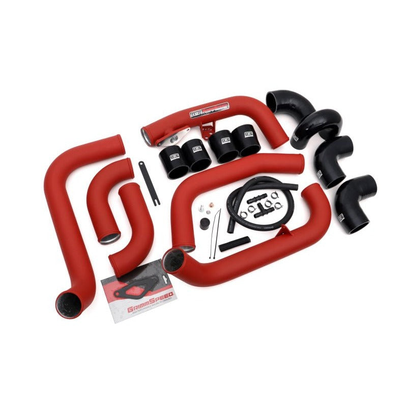 GrimmSpeed Front Mount Intercooler Kit - Red Subaru STI 2008-2014 | 090227 - JDMuscleIntercoolersgrm090227