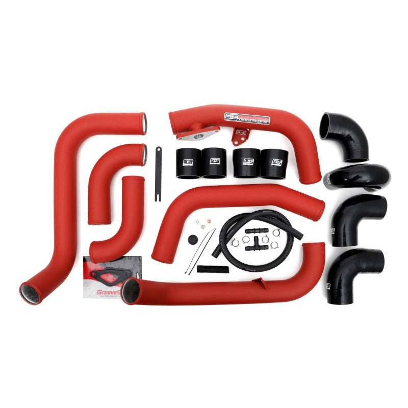 GrimmSpeed Front Mount Intercooler Kit - Red Subaru STI 2008-2014 | 090227 - JDMuscleIntercoolersgrm090227