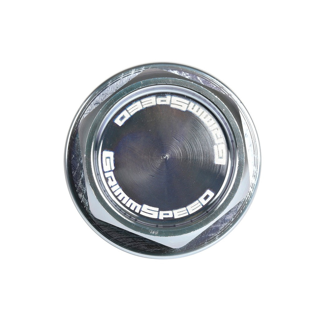 GrimmSpeed Bolt Style Clear Zinc Oil Cap Most Subaru Models | 120014C