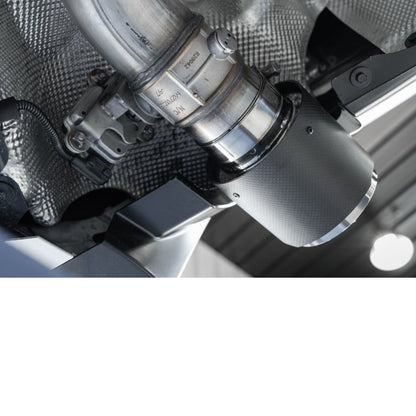 MBRP 3in Cat Back Dual Rear Carbon Fiber Tips T304 Toyota Supra 3.0L 2020+ | S43003CF - JDMuscleCat Back Exhaust SystemmbrpS43003CF