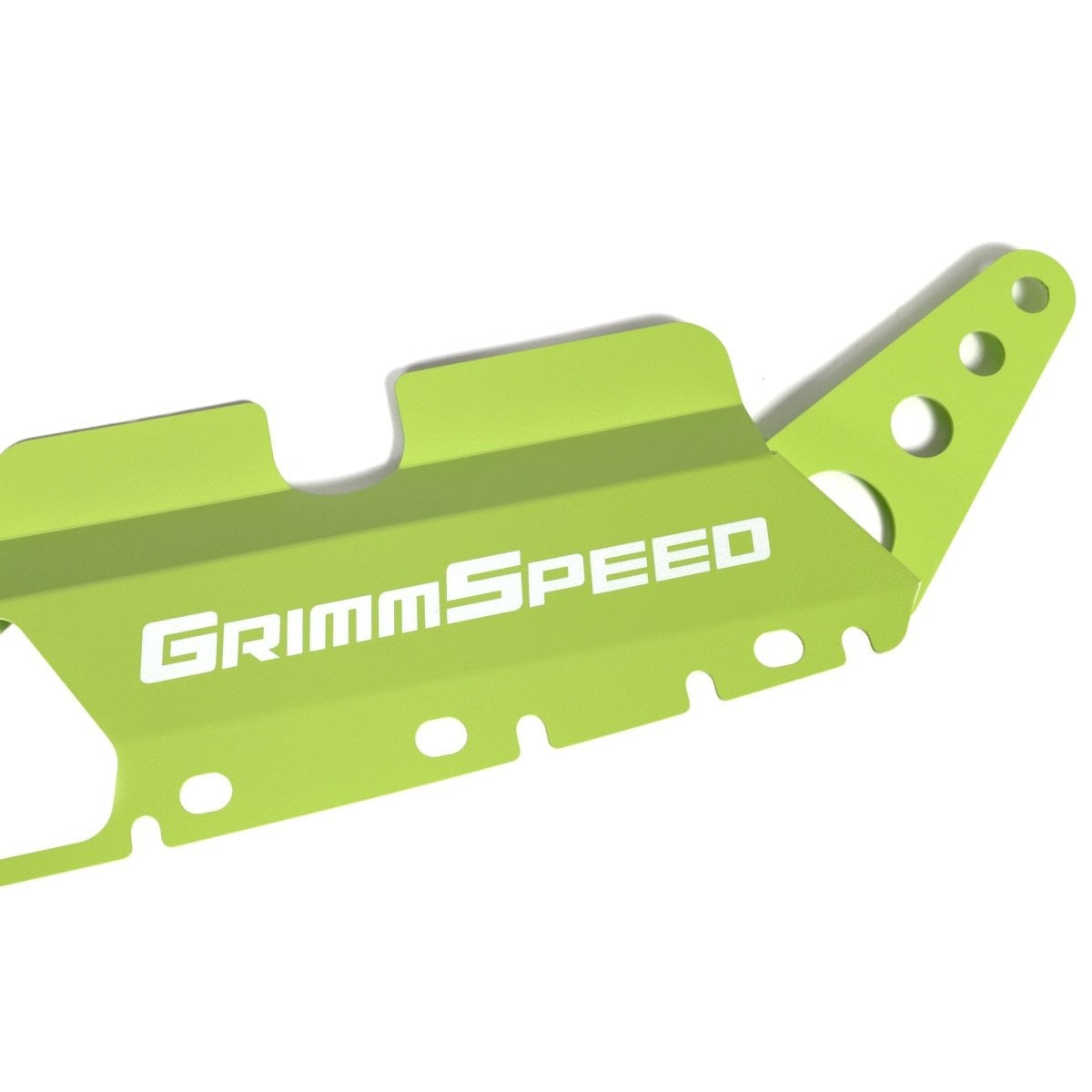 GrimmSpeed Radiator Shroud - Neon Green Powdercoat WRX/STI 15+| 096056 - JDMuscleRadiator Shroudsgrm096056