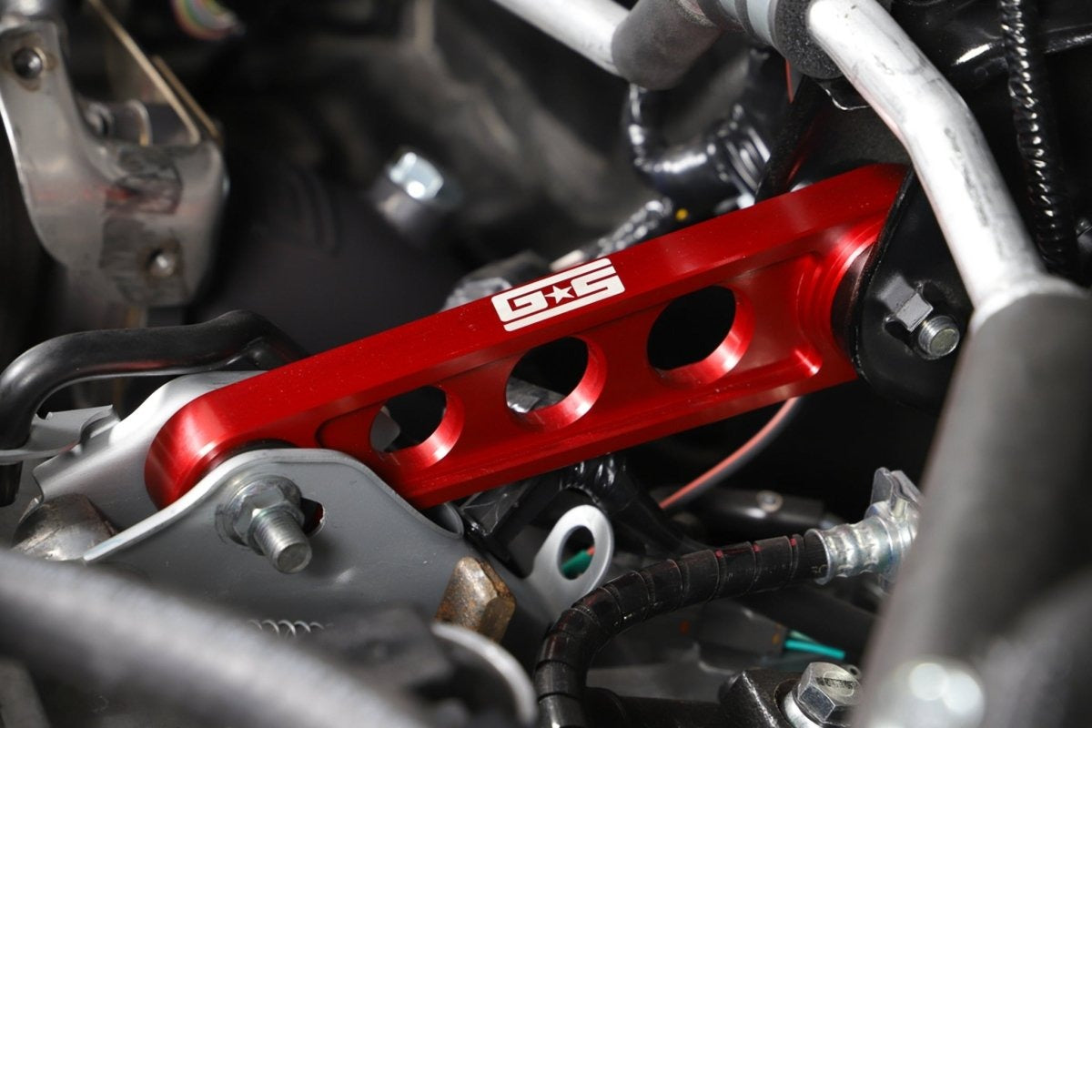 Grimm Speed [02-25 WRX/STI] Race Version Pitch Stop Mount-Red | 122009 - JDMusclePitch Stop Mountsgrm122009
