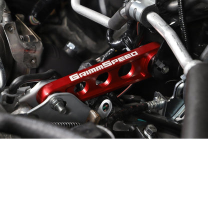 Grimm Speed [02-25 WRX/STI] Race Version Pitch Stop Mount-Red | 122009 - JDMusclePitch Stop Mountsgrm122009