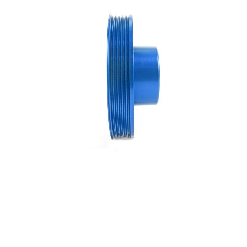 Perrin Crank Pulley W/o AC Only Blue For Ej Engines WRX 2002-2014/ Outback 1995-2009/ Outback XT 2005-2009 / Forester 2003-2010/ Forester XT 2003-2013 /Legacy 1994-2009 / STI 2004-21/ Impreza 1993-2011 | PSP-ENG-102BL - JDMusclePulleysperPSP-ENG-102BL