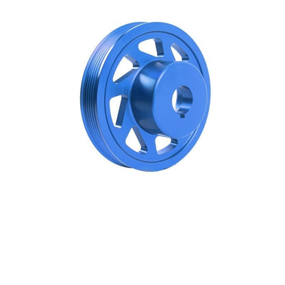 Perrin Crank Pulley W/o AC Only Blue For Ej Engines WRX 2002-2014/ Outback 1995-2009/ Outback XT 2005-2009 / Forester 2003-2010/ Forester XT 2003-2013 /Legacy 1994-2009 / STI 2004-21/ Impreza 1993-2011 | PSP-ENG-102BL - JDMusclePulleysperPSP-ENG-102BL
