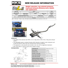 HKS Hi-Power SPEC-L2 Catback FK8 K20C Honda Civic Type R 2017+ | 31019-AH106 - JDMuscleCat Back Exhaust Systemhks31019-AH106