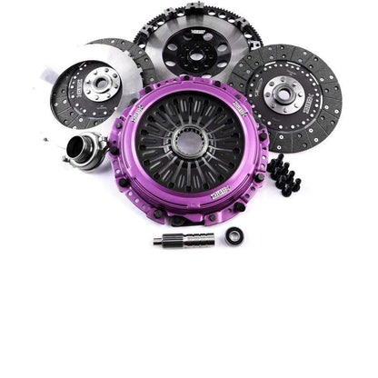 XClutch Clutch Kit Twin Solid Organic Clutch Discs w/ Flywheel STI 2004-21 - JDMuscleClutchesXCLXKSU23531-2GL