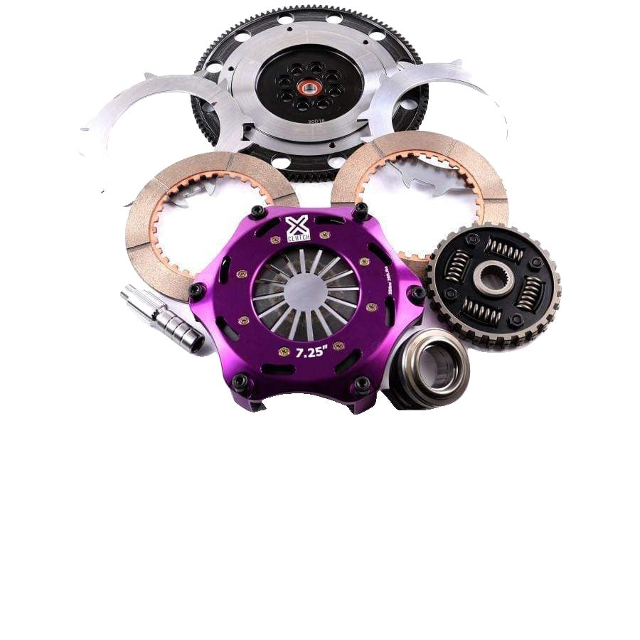 XClutch Clutch Kit 7.25 in. Twin Sprung Ceramic Discs w/ Flywheel WRX 2002-2005 / Forester XT 2004-2006 | XKSU18520-2B - JDMuscleClutchesXCLXKSU18520-2B