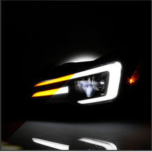 Spyder [15-21 WRX Limited, 18-21 STI] Apex Series Sequential LED Headlights PRO-YD-SWRX15LEDAP-SBSEQ-BK - JDMuscleHeadlightsspy5088109
