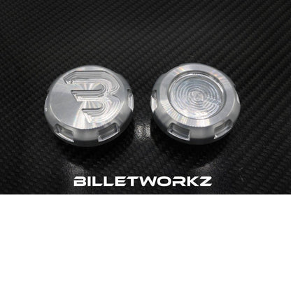 Billetworkz Engine Bay Caps - Zero Series WRX/STI 2002-2007 - JDMuscleEngine Covers and CapsbwzBW-EBCZ-SUB-GD-4Silver