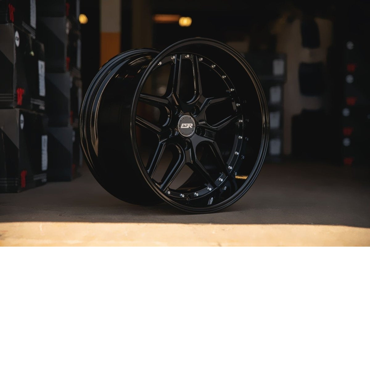ESR Wheels CS15 Gloss Black - JDMuscleWheels88551235 CS15GBLK18x8.5 +35 5x112 66.6