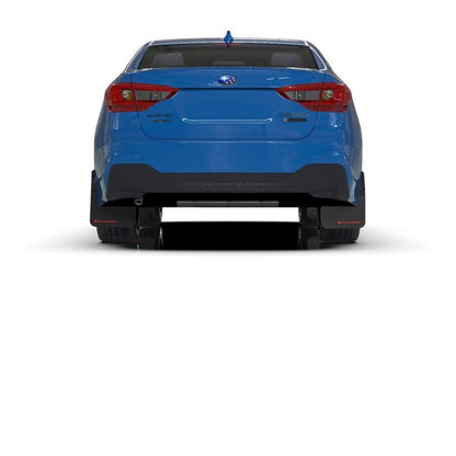 Rally Armor UR Black Mud Flap w/ Blue Logo Subaru Legacy 2020+ | MF64-UR-BLK/BL - JDMuscleMudflapsralMF64-UR-BLK/BL