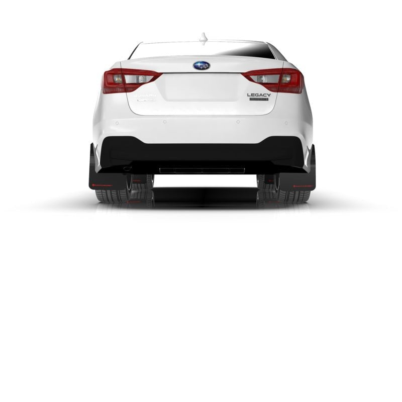 Rally Armor UR Black Mud Flap w/ Blue Logo Subaru Legacy 2020+ | MF64-UR-BLK/BL - JDMuscleMudflapsralMF64-UR-BLK/BL