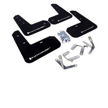 Rally Armor UR Black Mud Flap w/ White Logo Scion FR-S 2013-2016 / Subaru BRZ 2013+ | MF23-UR-BLK/WH - JDMuscleMudflapsralMF23-UR-BLK/WH