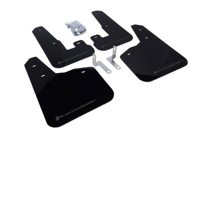 Rally Armor UR Black Mud Flap w/ Grey Logo Subaru Legacy 2010 - 2014 | MF14-UR-BLK/GRY - JDMuscleMudflapsralMF14-UR-BLK/GRY